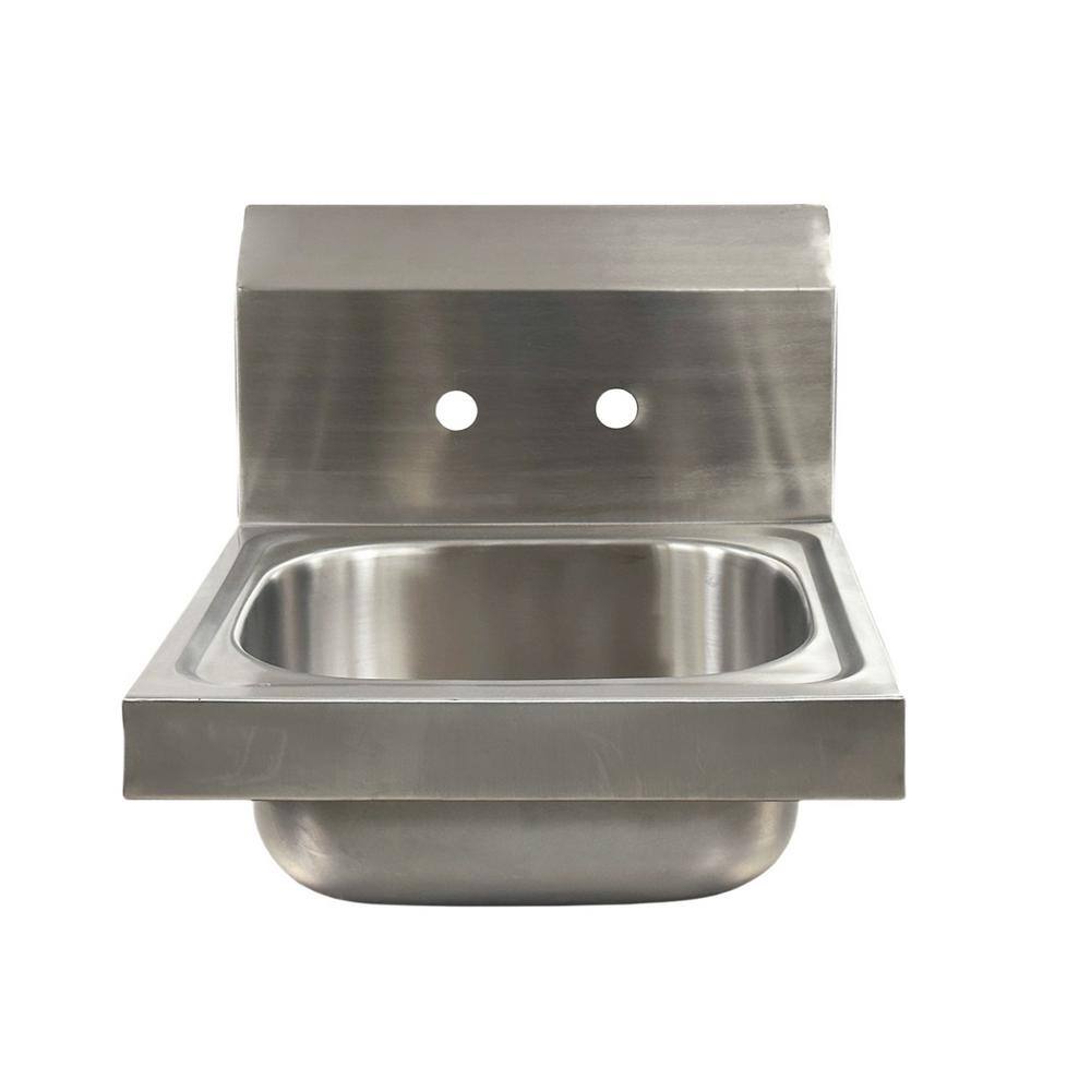 Cooler Depot 15 in. Commercial NSF SS hand Sink No Faucet DXXXHS15320