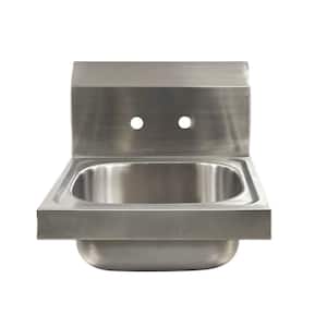 15  in. Commercial NSF SS hand Sink No Faucet