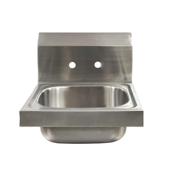 Cooler Depot 15  in. Commercial NSF SS hand Sink No Faucet