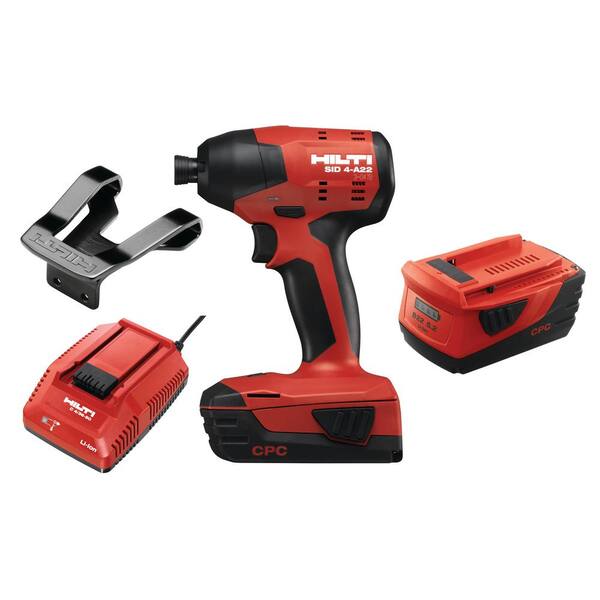 Hilti 22-Volt Lithium-Ion 1/4 in. Hex Cordless Brushless SID 4 Impact Driver with 3 gear speed (No Bag)