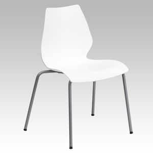 Plastic Stackable Chair in Brown