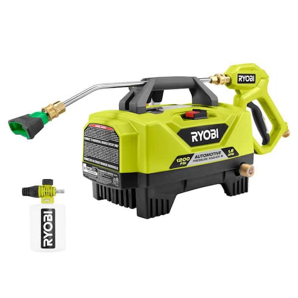 RYOBI 1200 PSI 1.8 GPM Cold Water Automotive High Flow Electric