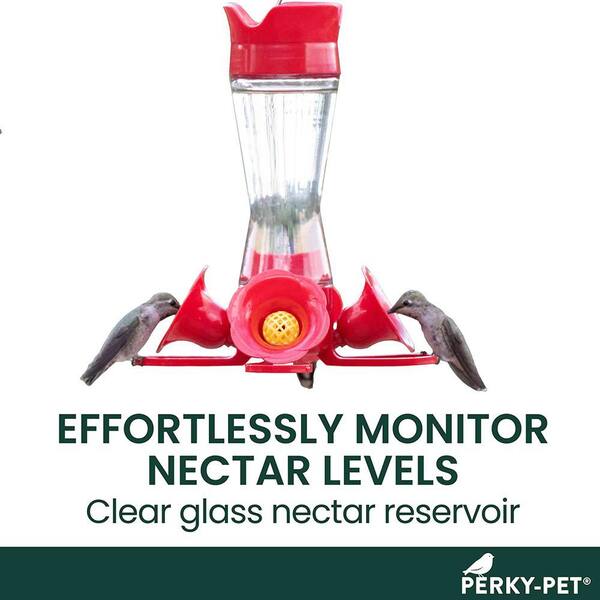 Perky-Pet® Pinch-Waist Glass Hummingbird Feeder - 8 oz Nectar Capacity Perky-Pet® Pinch-Waist Glass Hummingbird Feeder - 8 oz Nectar Capacity