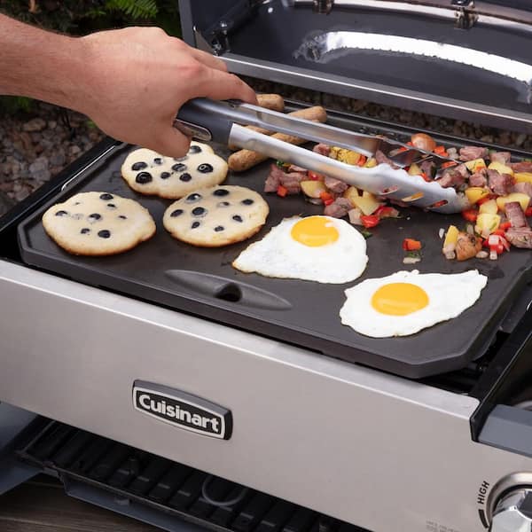 cafetaria Tarief Onderhoudbaar Cuisinart 3-In-1 Propane Tank Griddle and Grill Outdoor Pizza Oven CGG-403  - The Home Depot
