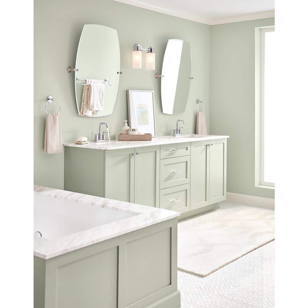 Gibson Chrome Two-Handle Centerset High Arc Bathroom Faucet