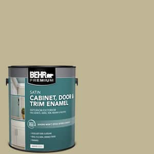 1 gal. #MQ6-30 Bamboo Shoot Satin Enamel Interior/Exterior Cabinet, Door & Trim Paint