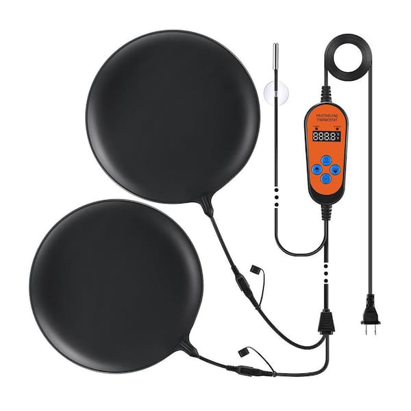 Kombucha Heating Pad with Digital Temperature Control 45-113°F Adjustable Range 15W 120V Fermentation Heater 2 Pieces