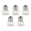 Adamax Intermediate (E17) to Candelabra (E12) Light Bulb Adapter (5-Pack) A1712E-5