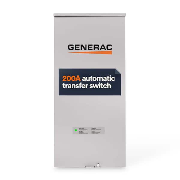 200 Amp Service Entrance Rated Transfer Switch with Surge Protection Built In