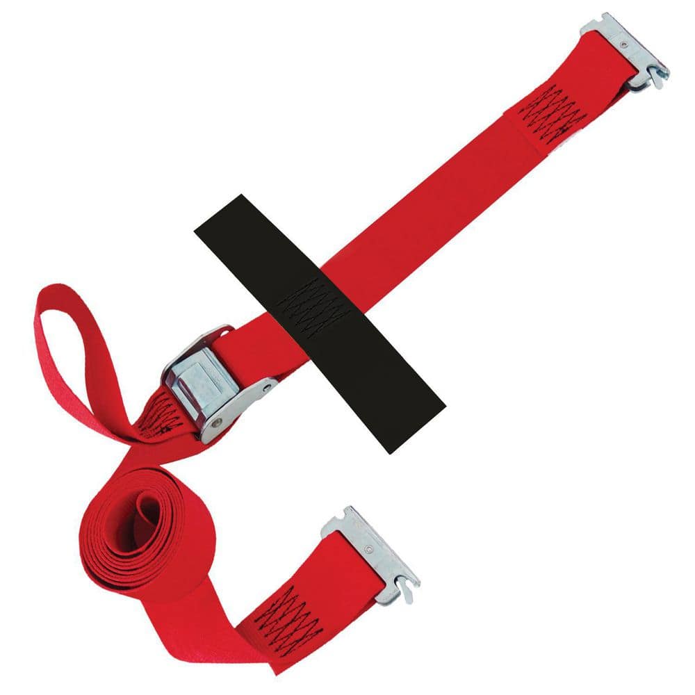 12 ft. x 2 in. Cam Buckle E-Strap with Hook and Loop Storage Fastener in Red price history on PriceWatchPro