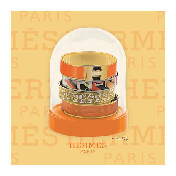 VENICE BEACH Collections Fashion Glam Bracelets Snow Globe by Fairchild Paris 1-Piece Unframed Abstract Poster Art Print 14 in. x 14 in.