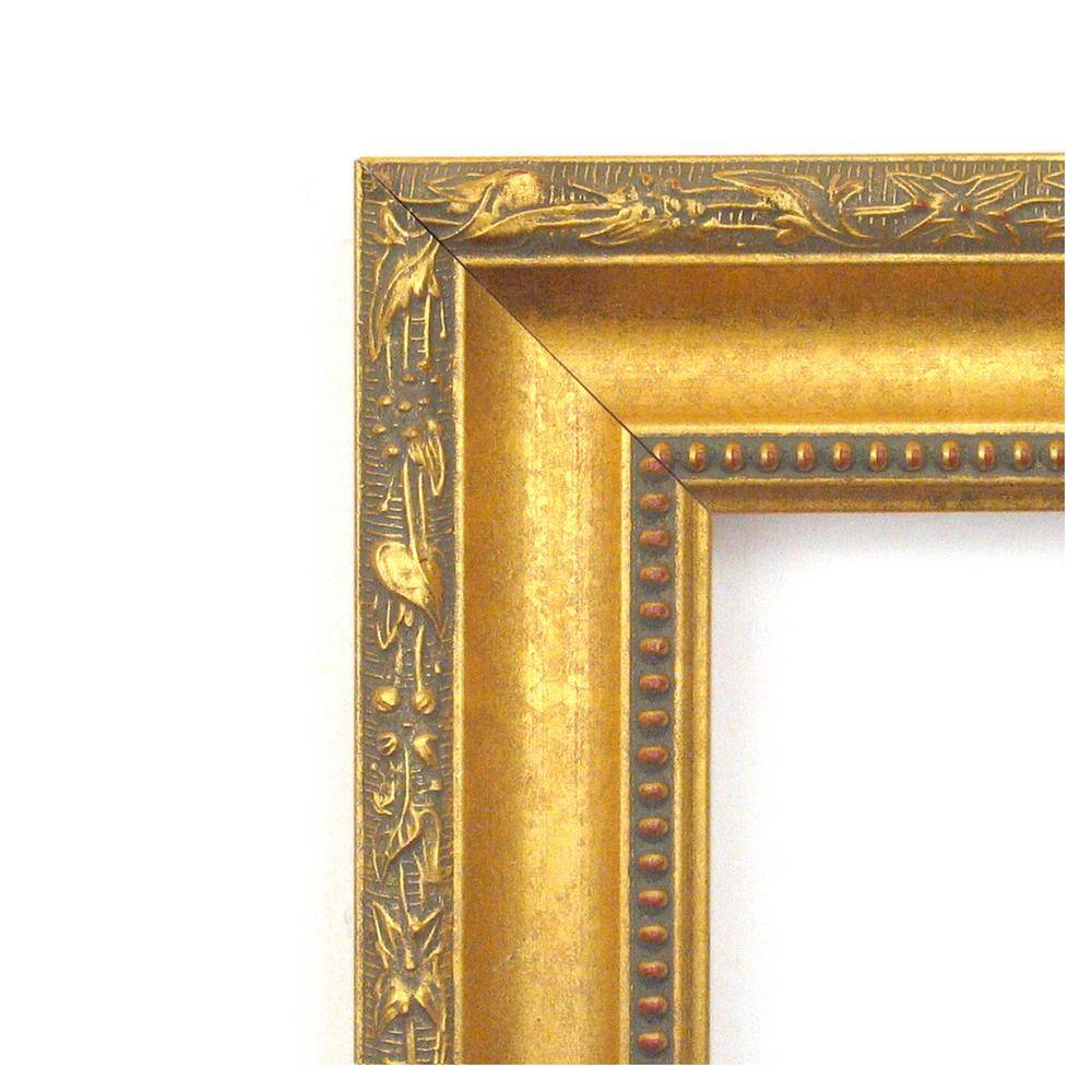 Colonial Embossed Gold Pine Wood Wall Picture Frame