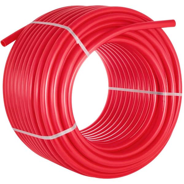 SKYSHALO 5/8 in. x 500Ft. PEX Tubing Oxygen Barrier O2 EVOH Pex-B Red Radiant Floor Heat Durable Plumbing Flexible