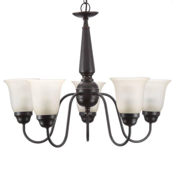 hampton bay 5 light reversible chandelier