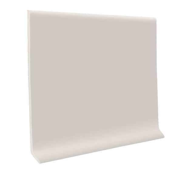 ROPPE 700 Series Light Gray 4 in. x 1/8 in. x 48 in. Thermoplastic Rubber Wall Cove Base (30-Pieces)
