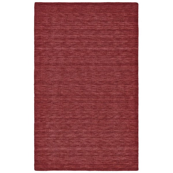 10 ft. x 13 ft. Red Solid Color Area Rug