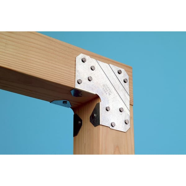 LCE Galvanized End Post Cap for 4x Nominal Lumber