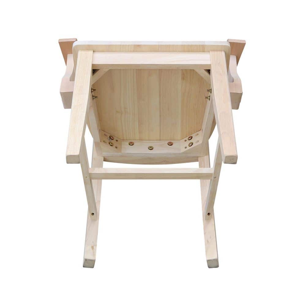 Eco-Friendly Beige Parawood Traditional Arm Chair