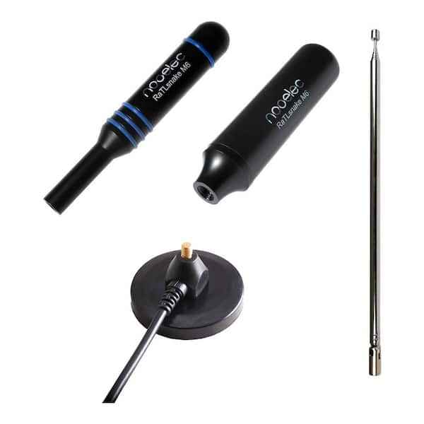 2 Meters Reception Amplified VHF, RaTLSnake M6 v2 - Premium 3- Indoor Antenna, Magnetic Whip Antenna Set for Radios