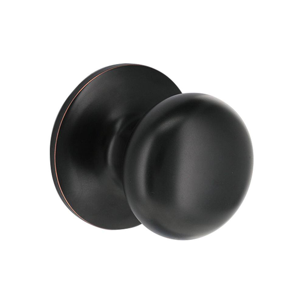 Round Aged Bronze Hall/Closet Door Knob