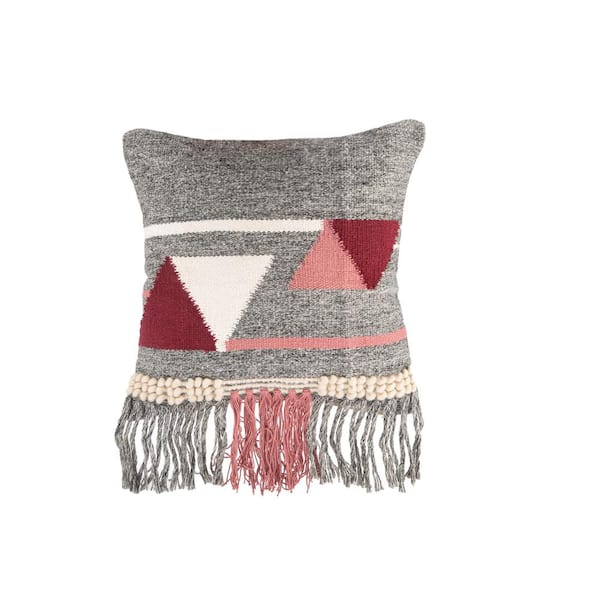 SPITIKO HOMES Multi Color Cotton Throw Pillow Set of 2 6"X18"X18" 2020