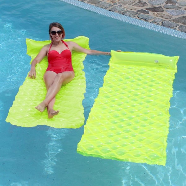 SunSplash Smart Float Yellow Pool Float (2-Pack)
