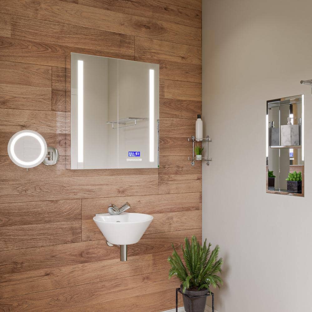 Polished Stainless Steel Double Shelf Shower Niche