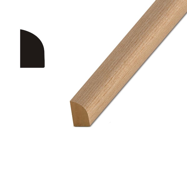 Kelleher 7/16 in. x 3/4 in. Cedar Baseshoe Moulding