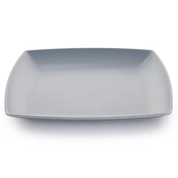 Gibson Home 12-Piece Grayson Melamine Square Dinnerware Set in