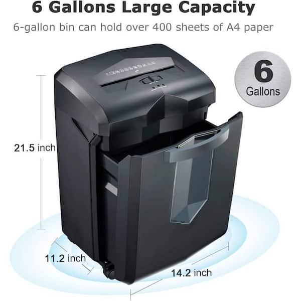 Yichuhaoxi 14-Sheet Microcut Paper Shredder, 60-Minute Home Office