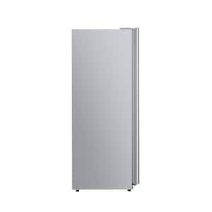 14 cu.ft. 28 in. Stainless Convertible Garage Freezer- Specialty Refrigerator Upright Frost Free in Stainless Steel