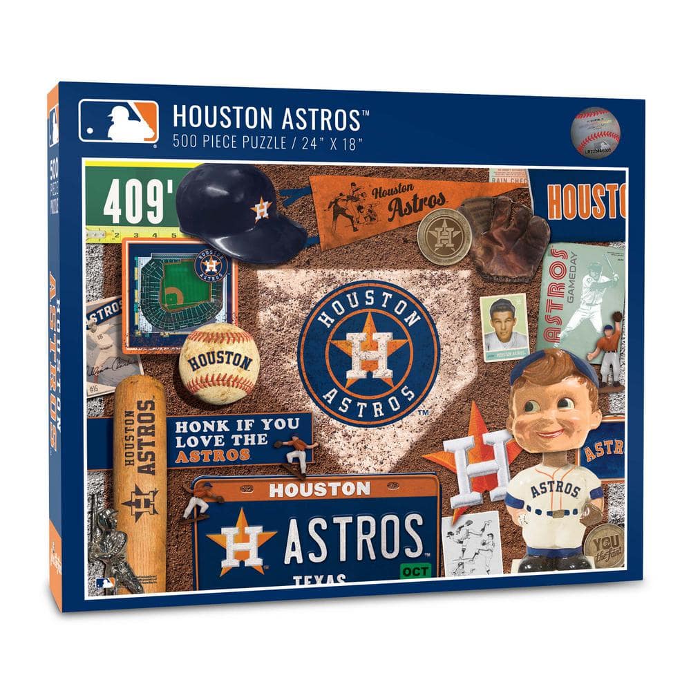 YouTheFan MLB Houston Astros Retro Series Puzzle (500-Pieces) 0950608 - The  Home Depot