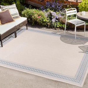 Arba Blue Indoor / Outdoor Area Rug Latitude Run Rug Size: Rectangle 3'6 x 5