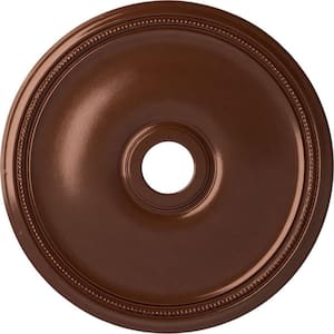1-3/4 in. x 24 in. x 24 in. Polyurethane Theia Ceiling Moulding, Copper Penny
