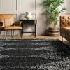 nuLOOM Black 2 ft. 6 in. x 6 ft. Bria Moroccan Shag Tasseled Runner Rug GCDI09E-2606