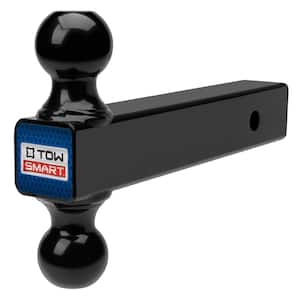 Class 2 Up to 6,000 lb. 1-7/8 in. and 2 in. Ball Diameters Dual Adjustable Trailer Hitch Ball Mount