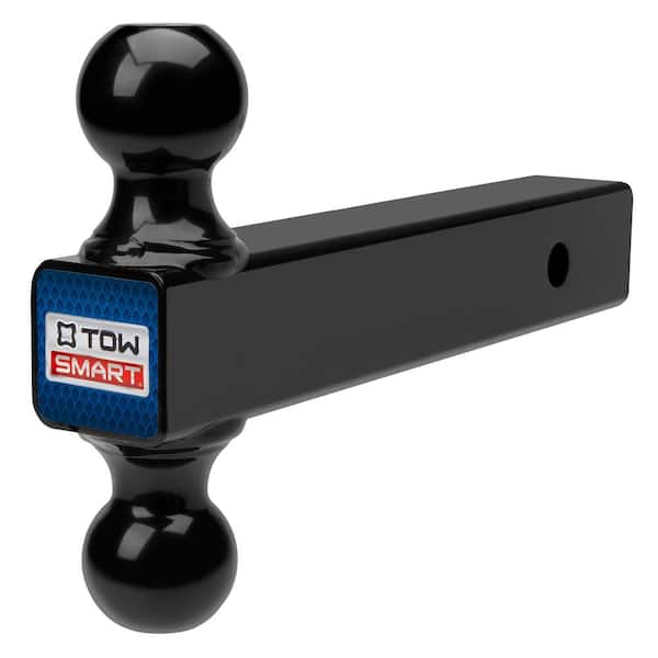 TowSmart Class 2 Up to 6,000 lb. 1-7/8 in. and 2 in. Ball Diameters Dual Adjustable Trailer Hitch Ball Mount