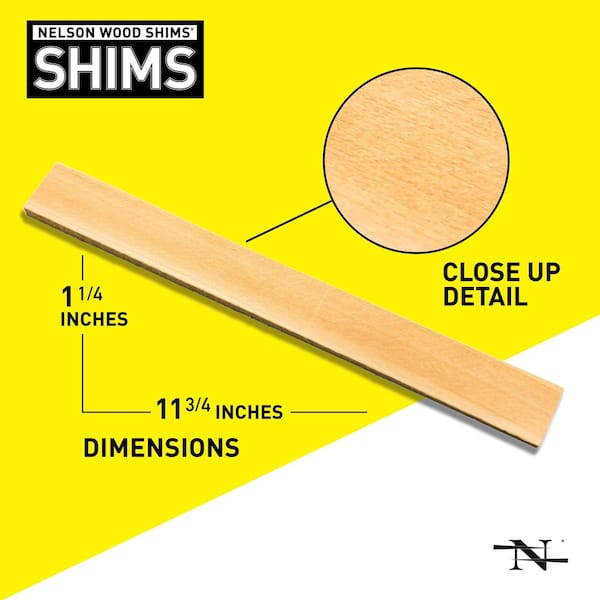 12 in. Contractor Shims 42-Per Bundle CSH12/42/12/48B - The Home Depot