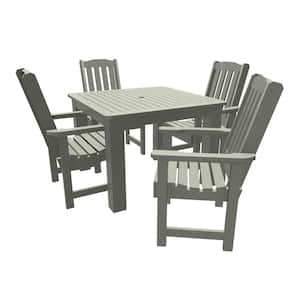 Springville 5-Pieces Square Recycled Plastic Outdoor Dining Set