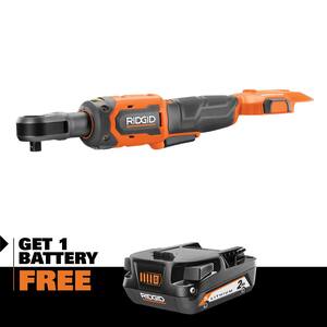 18V Brushless Cordless 3/8 in. Ratchet with 2.0 Ah Lithium-Ion Battery