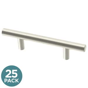 Essentials Simple Bar 3 in. (76 mm) Stainless Steel Cabinet Drawer Bar Pull (25-Pack)