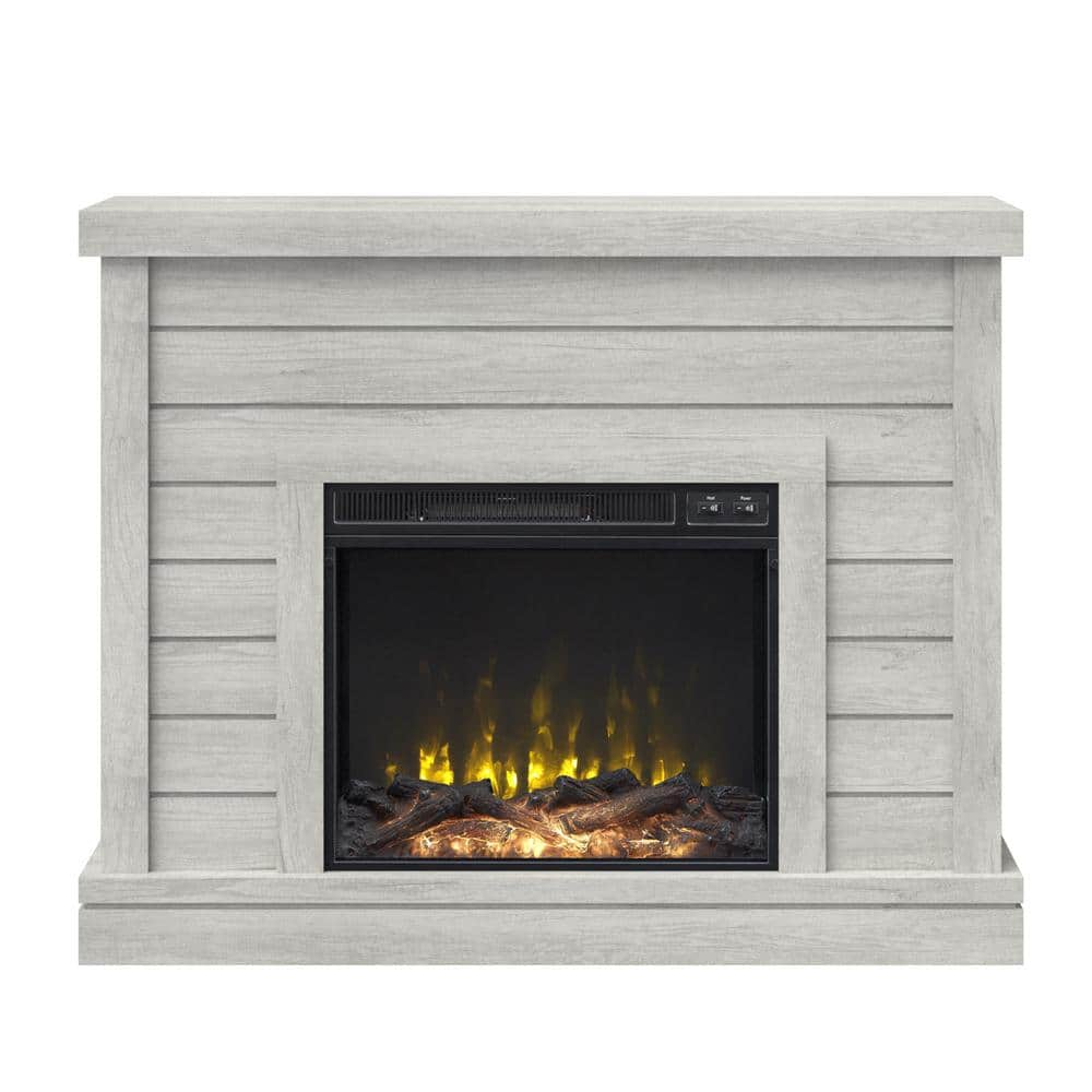 Twin Star Home 47.38 in. Wall Mantel Electric Fireplace in Omni-Sargent ...