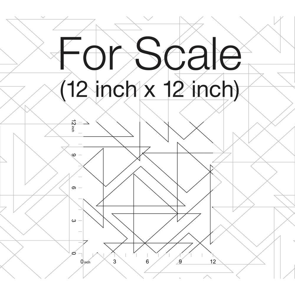 Black and White Geometric Peel and Stick Wallpaper
