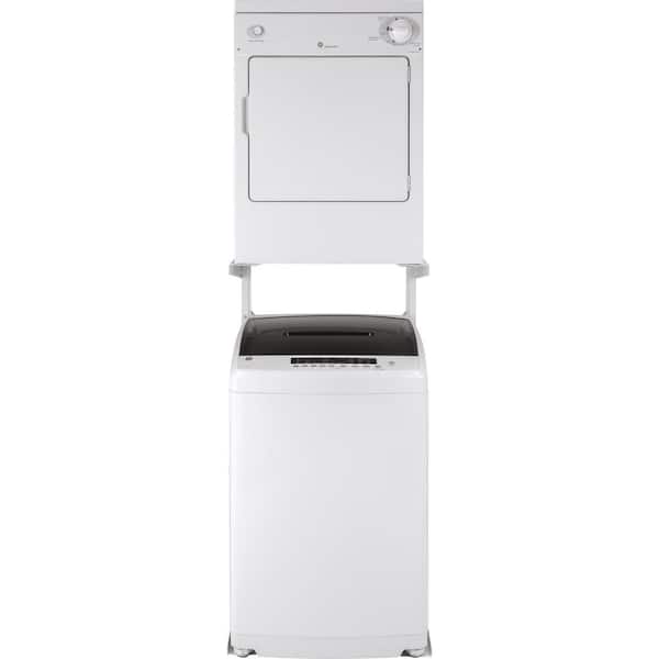  GE DSKP333ECWW Spacemaker 24 Portable Electric Dryer with 3.6  Cubic. Ft. Capacity : Appliances