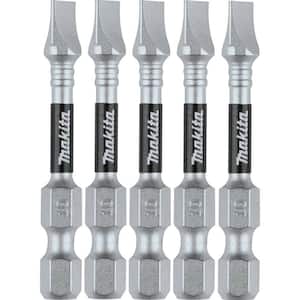 Impact XPS #10 Slotted 2 in. Power Bit (5-Pack)