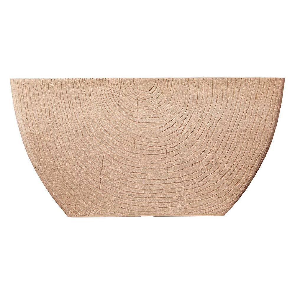 Eco-Friendly Beige Rectangular Planter Box, Small 8.3"x10"