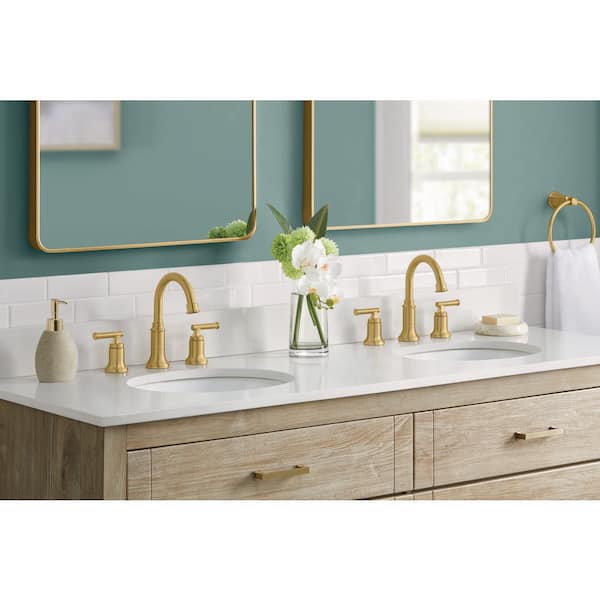 Glacier Bay Oswell 8 in. Widespread Double Handle High Arc