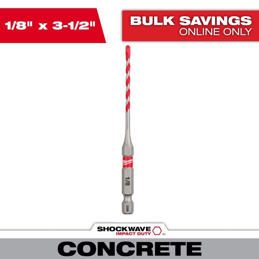 1/8 in. x 2 in. x 3-1/2 in. SHOCKWAVE Carbide Hammer Drill Bit price history on PriceWatchPro