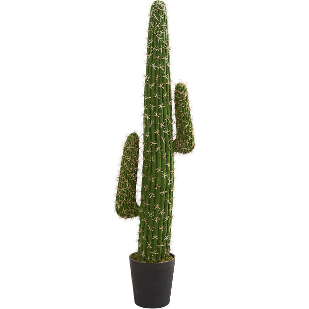 25 in. Artificial Green Indoor/Outdoor Cactus Plant, Faux Succulent Accent, Decorative Compact Desert Display price history on PriceWatchPro