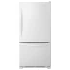 18.7 cu. ft. Bottom Freezer Refrigerator in White